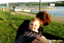 (1996-09) Au barrage de l'eau d'heure avec marraine